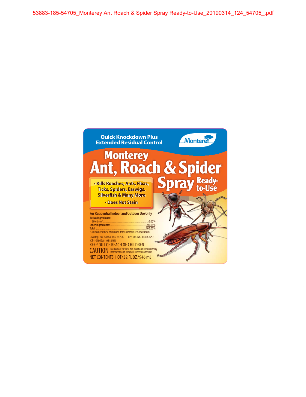 Ant, Roach & Spider