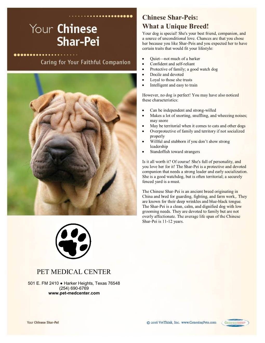 Chinese Shar-Peis: What a Unique Breed! PET MEDICAL CENTER