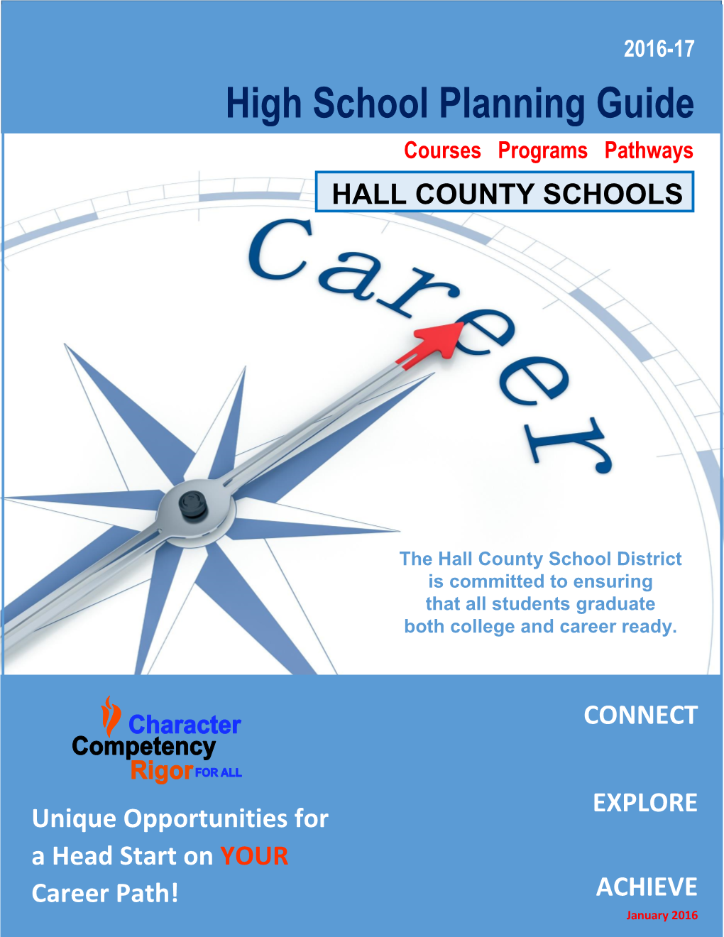 High School Planning Guide Courses Programs Pathways HALL COUNTY SCHOOLS