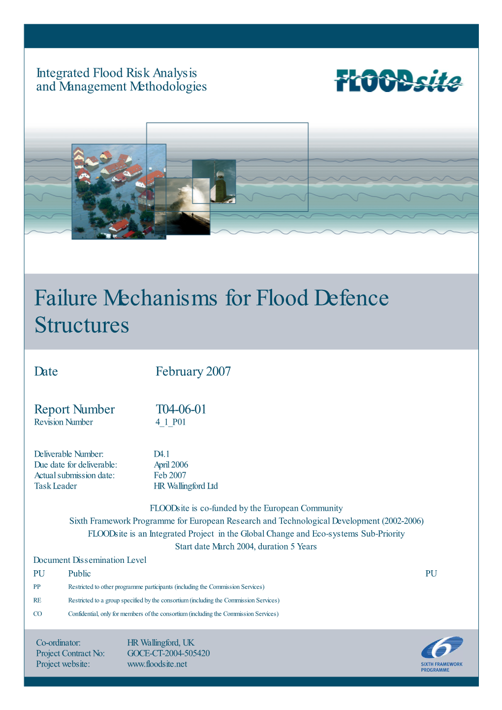 Failure Mechanisms for Flood Defence Structures