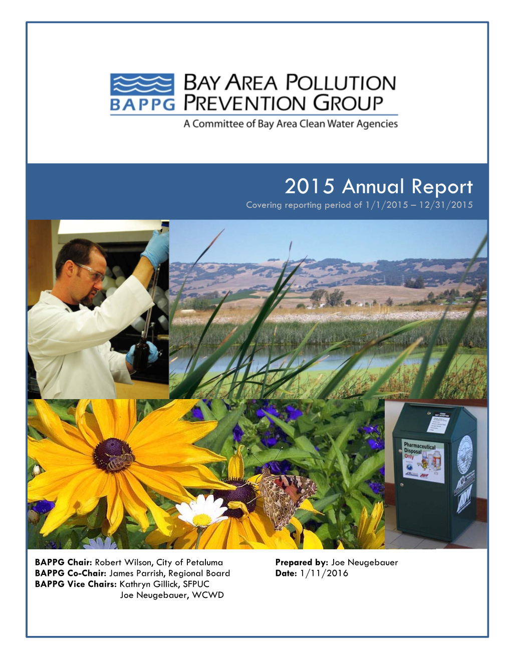 2015 Annual Report Covering Reporting Period of 1/1/2015 – 12/31/2015