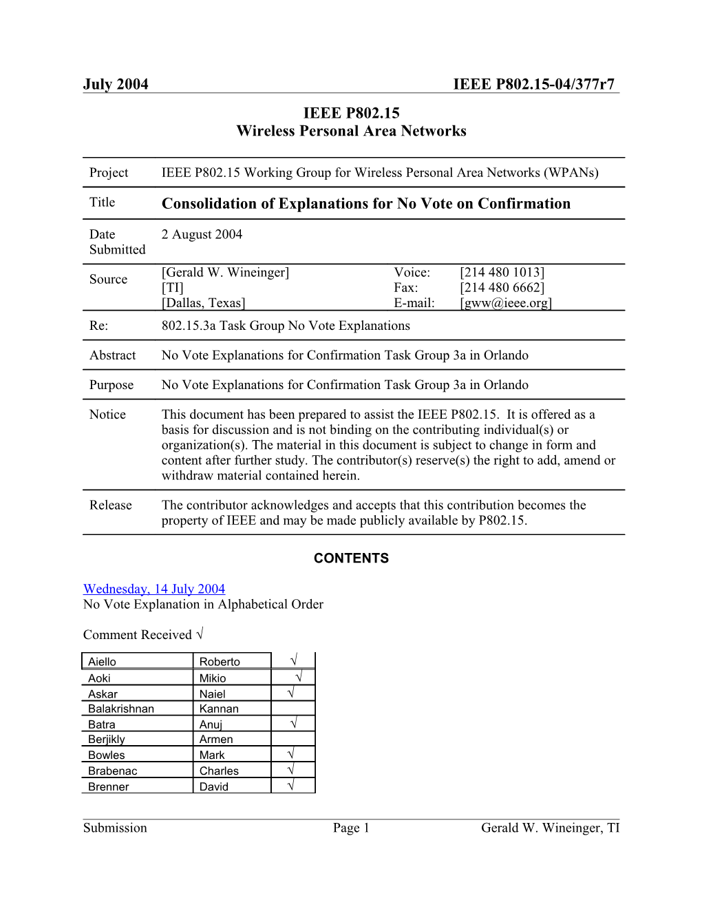 Wireless Personal Area Networks s44