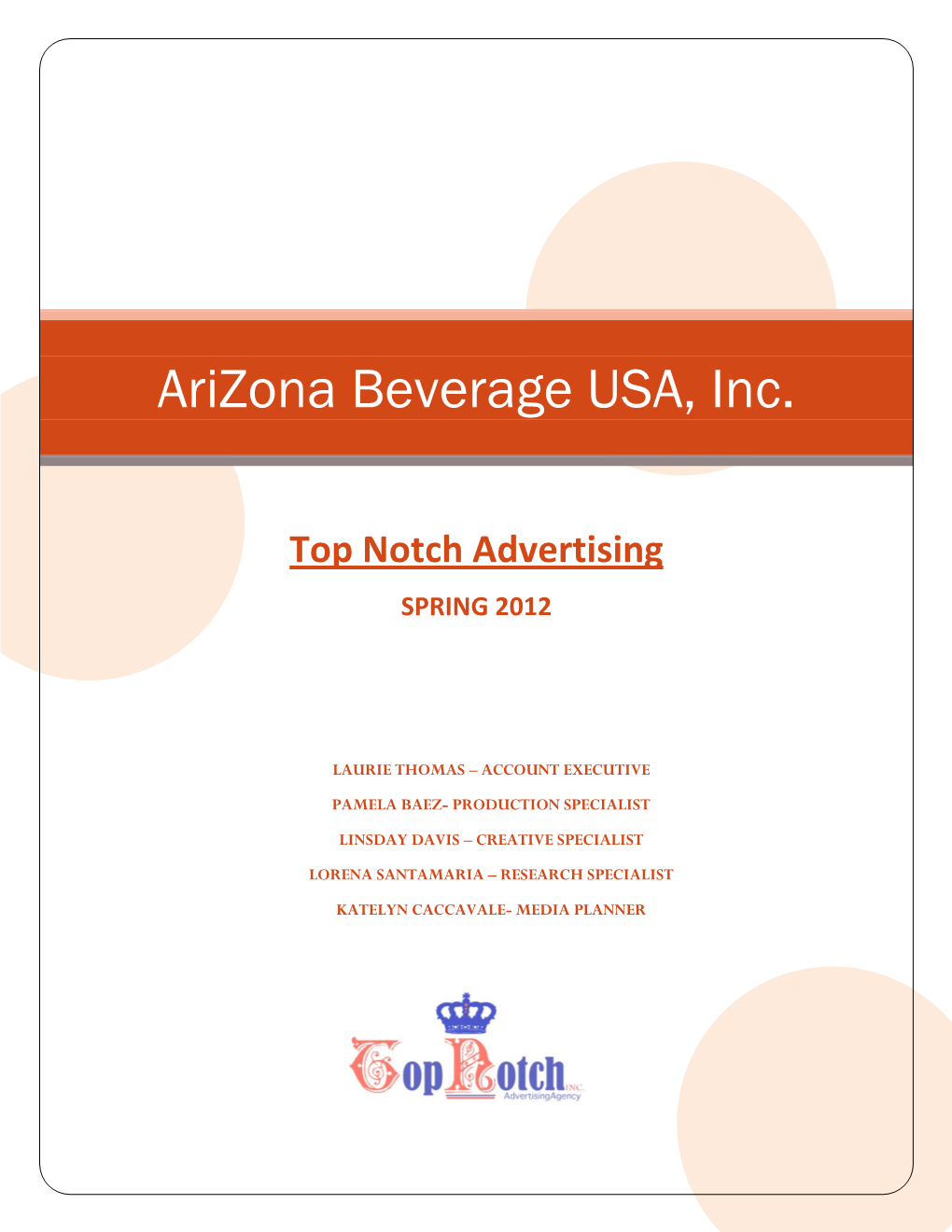 Arizona Beverage USA, Inc