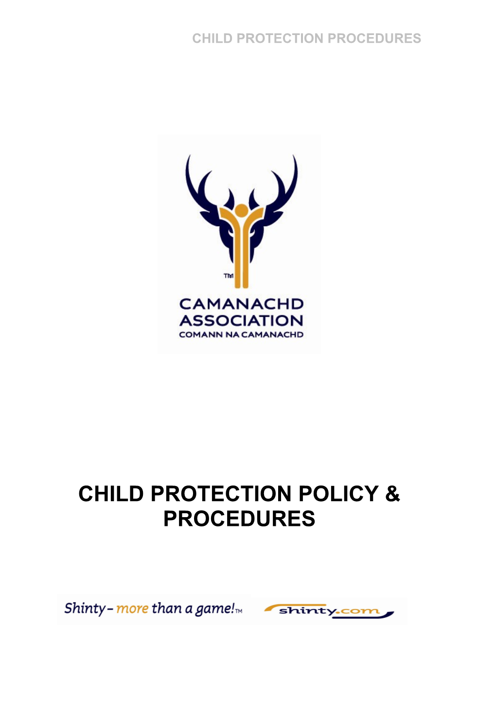 Child Protection Policy & Procedures