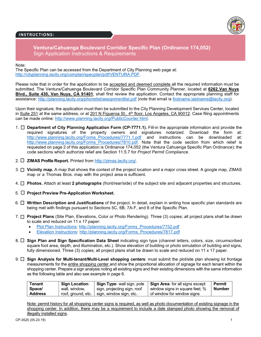 Ventura/Cahuenga Boulevard Corridor Specific Plan (Ordinance 174,052)