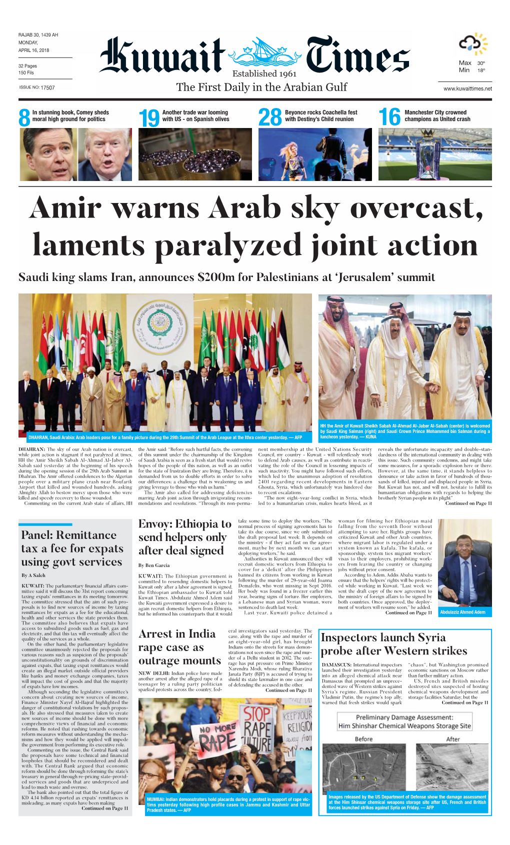 Kuwaittimes 16-4-2018 .Qxp Layout 1