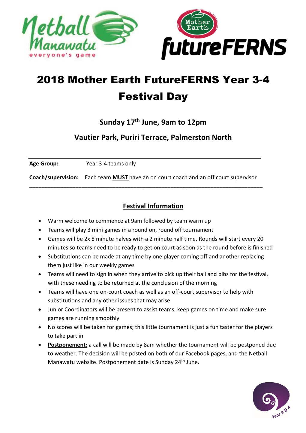 2018 Mother Earth Futureferns Year 3-4 Festival Day