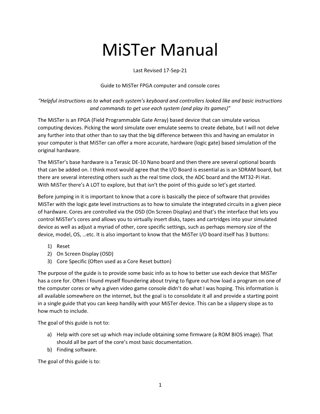 Mister Manual