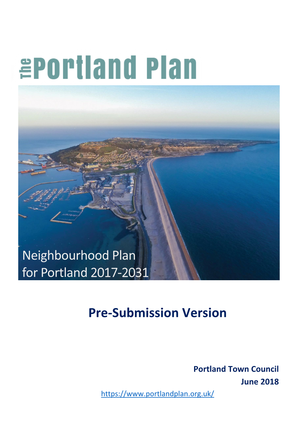 Pre-Submission Version Neighbourhood Plan for Portland 2017-2031