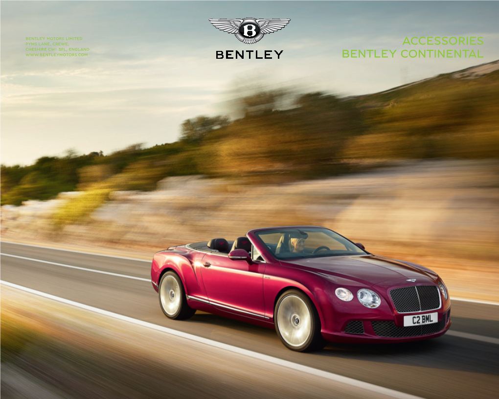 Accessories Bentley Continental