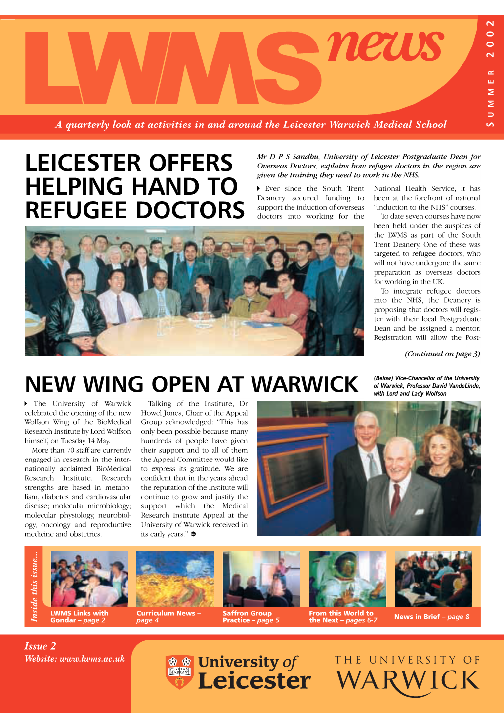 Leicester Offers Helping Hand to Refugee Doctors