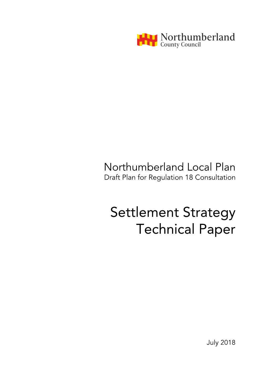 Settlement Strategy Technical Paper