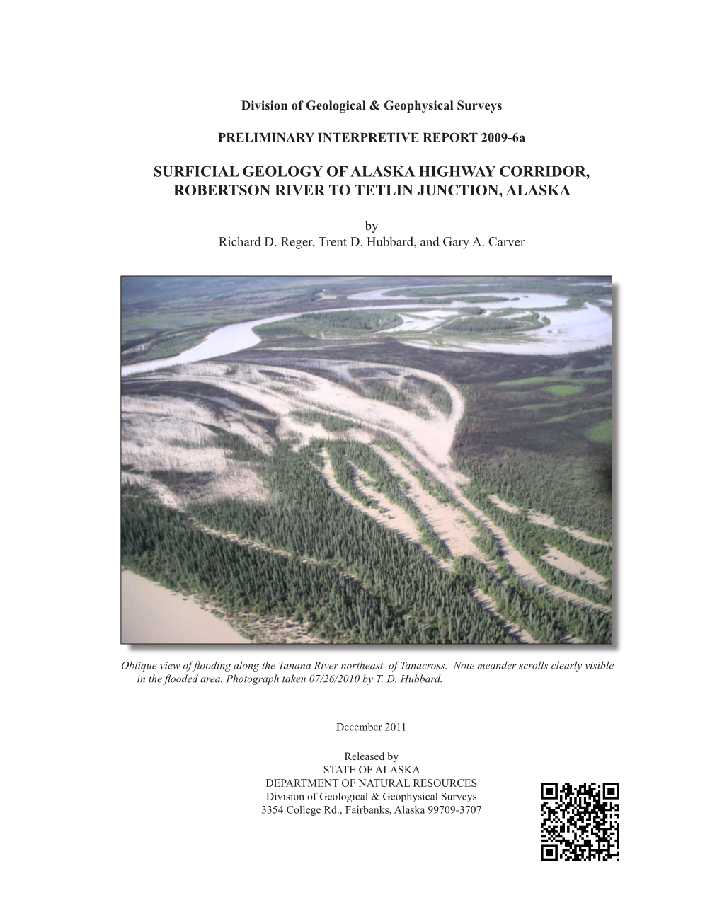 Surficial Geology of Alaska Highway Corridor, Robertson River to Tetlin Junction, Alaska