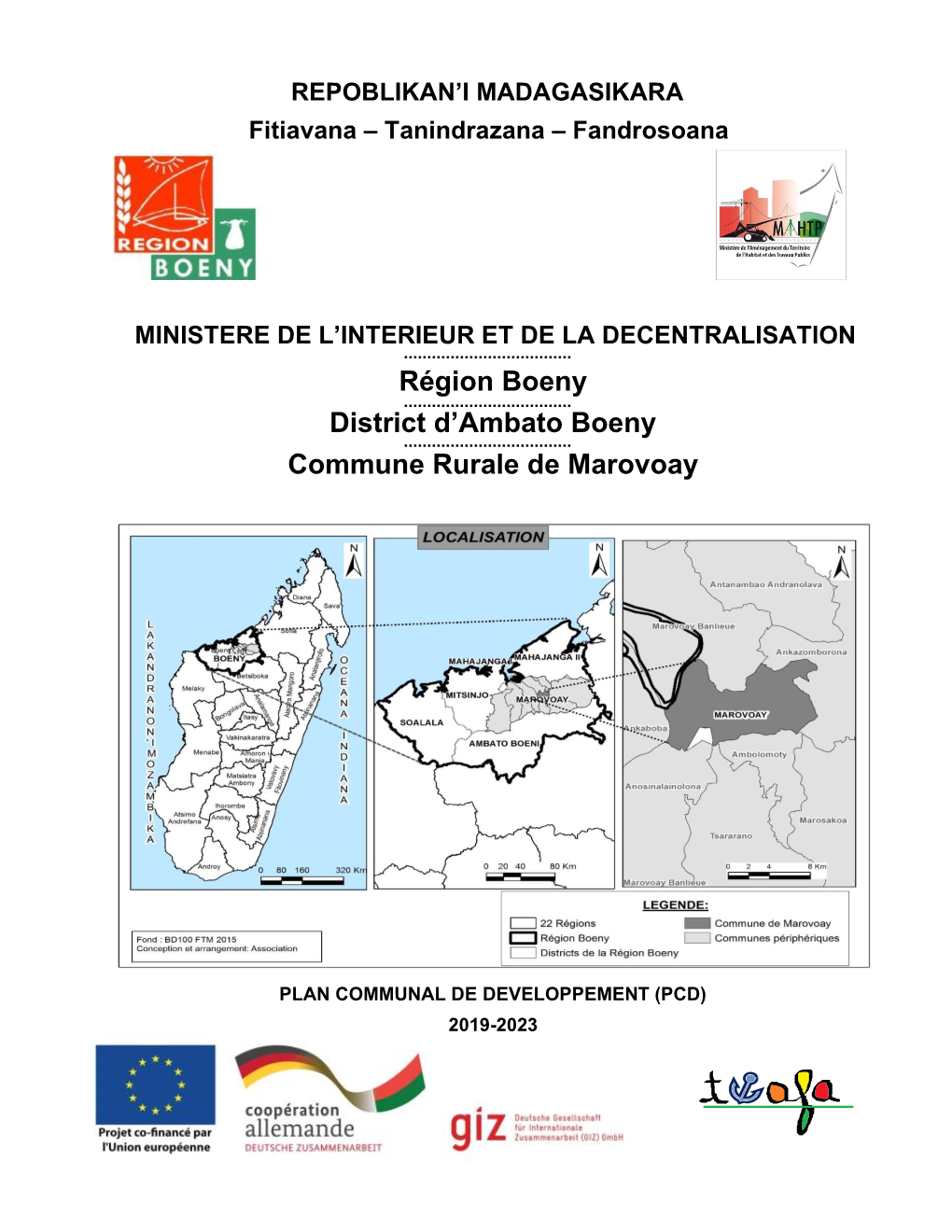 Région Boeny District D'ambato Boeny Commune Rurale De