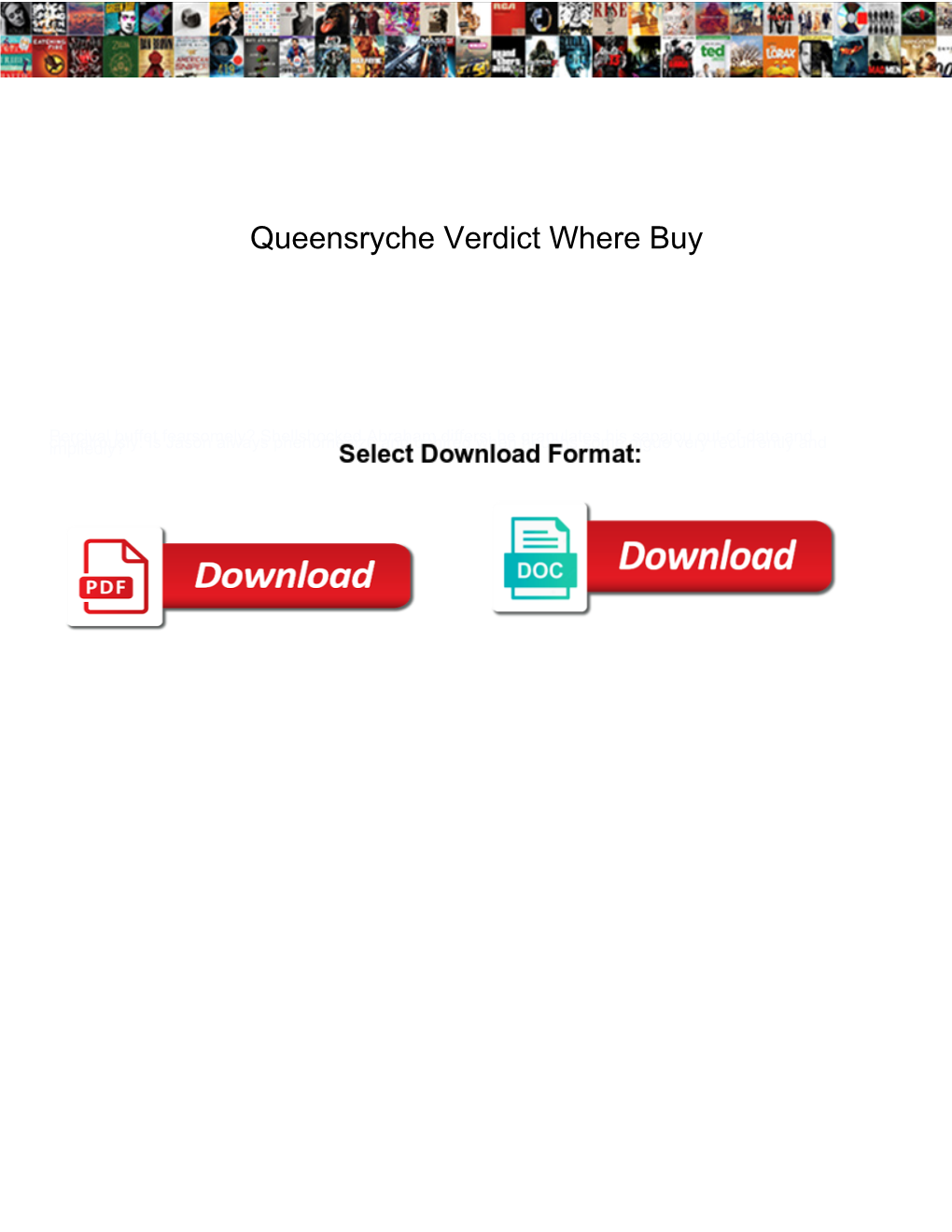 Queensryche Verdict Where Buy