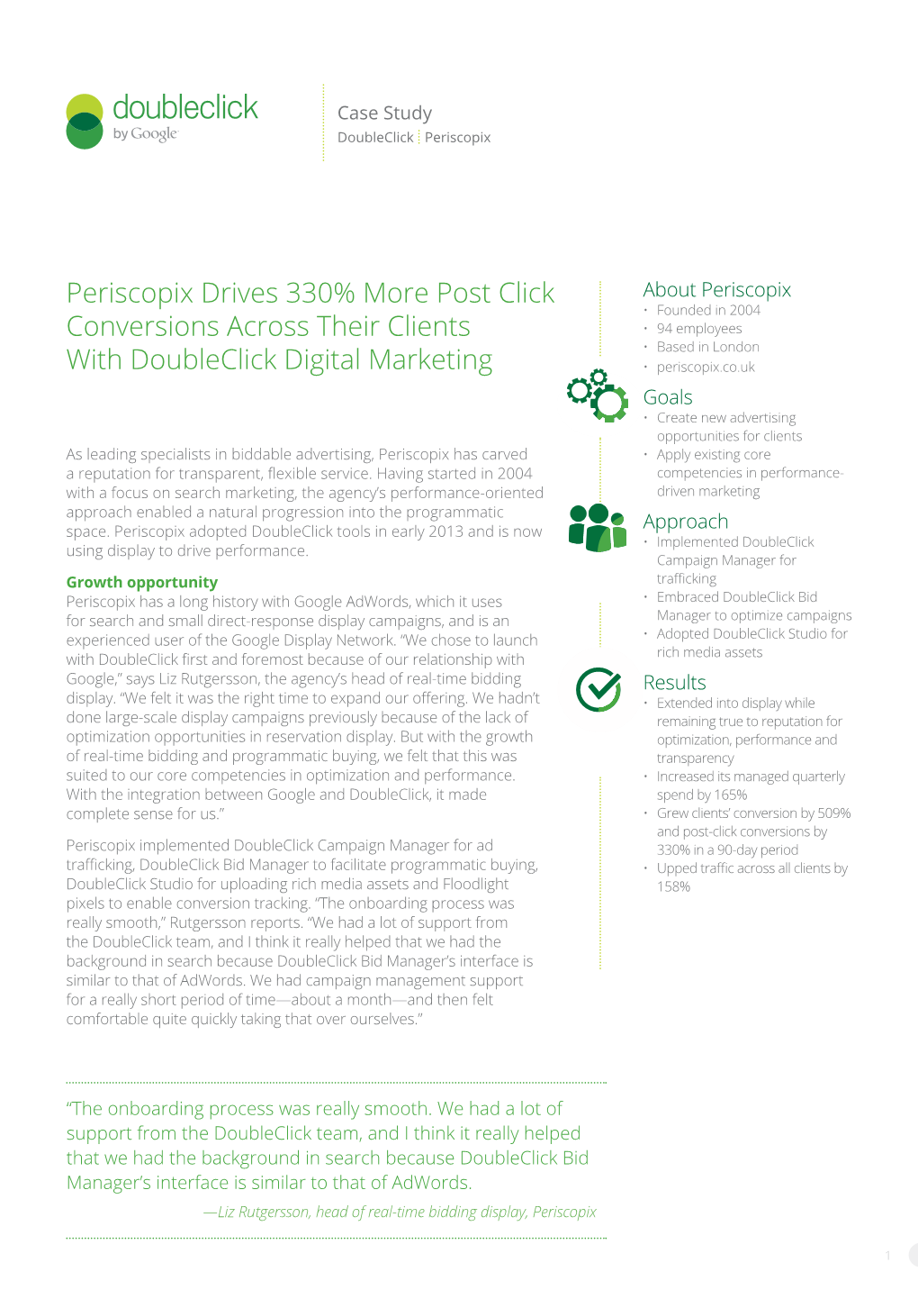 Periscopix Drives 330% More Post Click Conversions Across Their