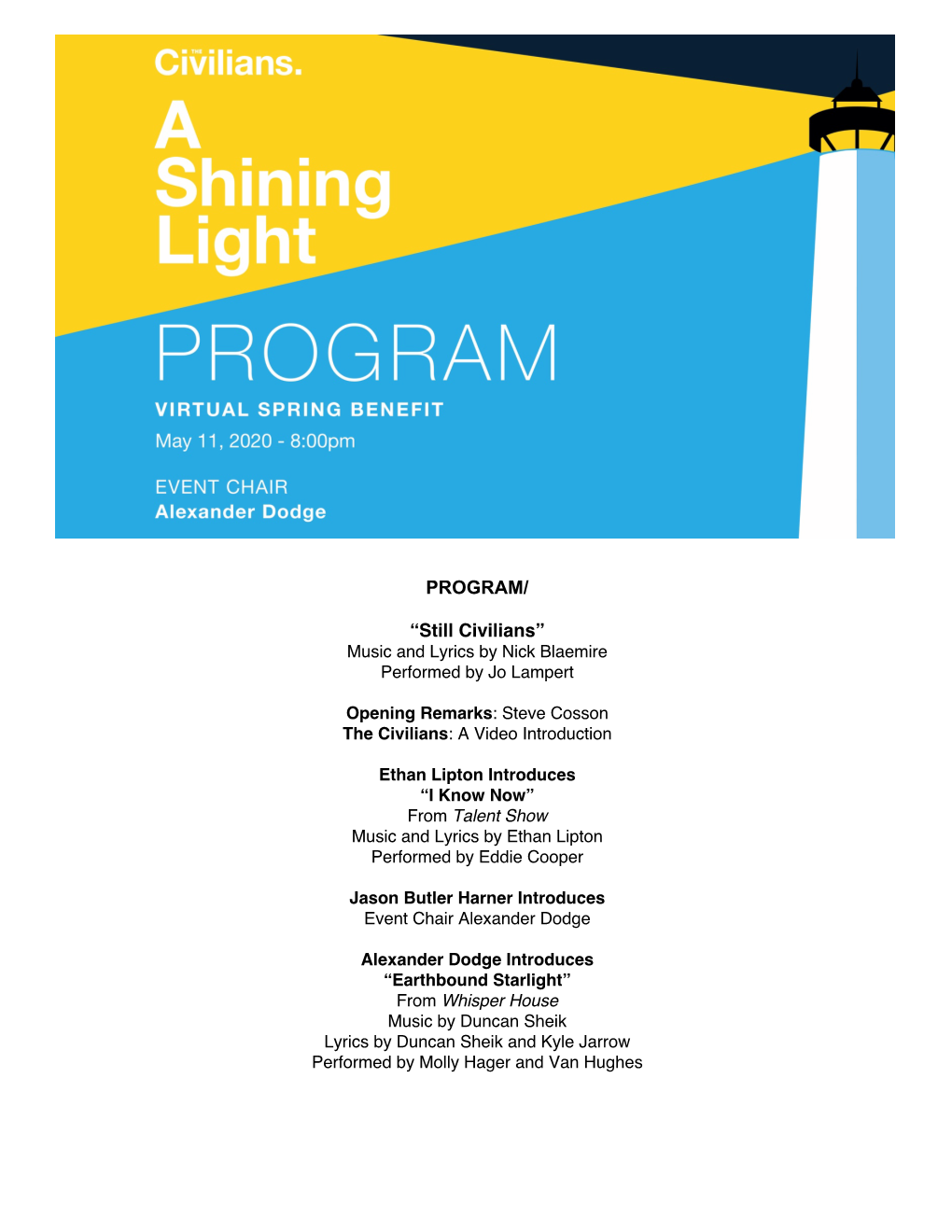 Spring Benefit 2020 Program FINAL