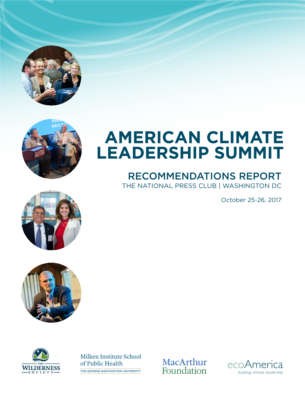 Recommendations Report from the 2017 American Climate Leadership