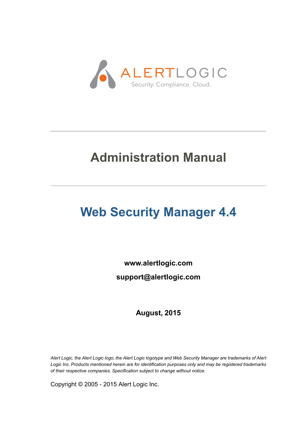 Web Security Manager Administration Manual