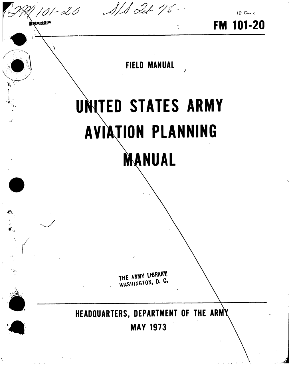 States Army Planning Tion Nual