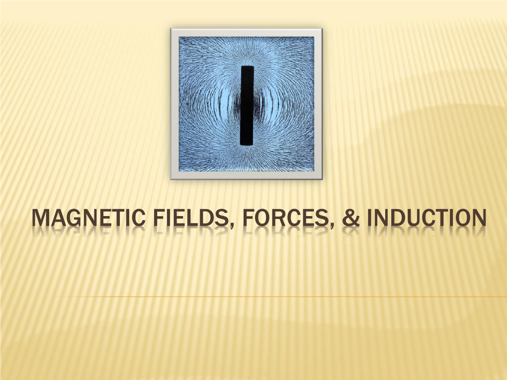 Magnetic Fields, Forces, & Induction