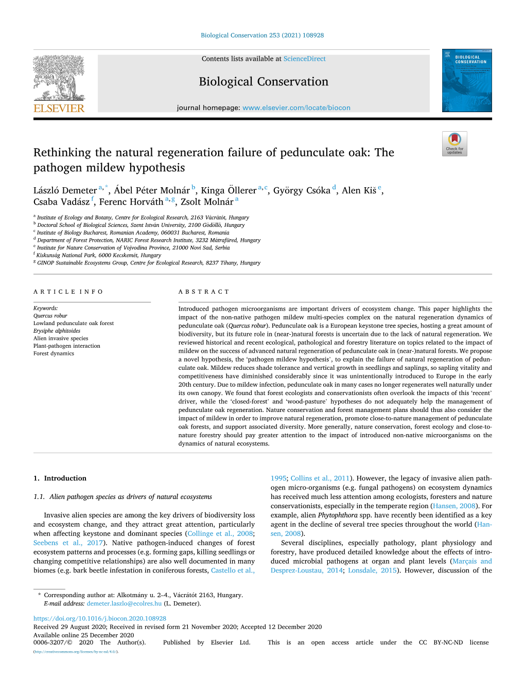 The Pathogen Mildew Hypothesis