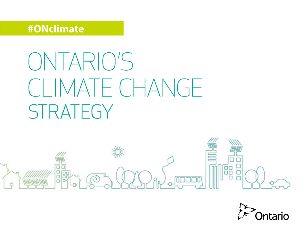 Ontario's Climate Change Strategy