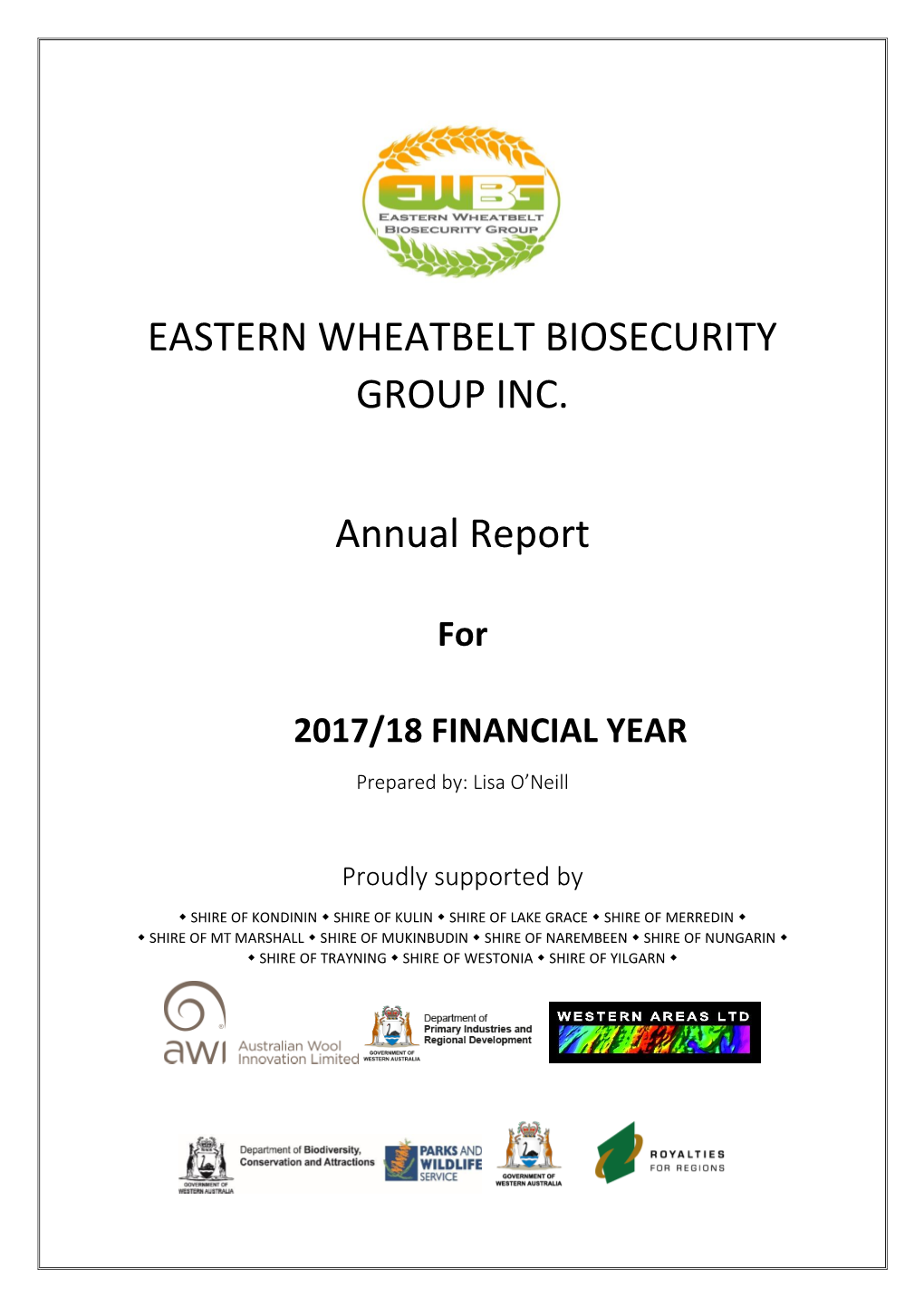 Eastern Wheatbelt Biosecurity Group Inc