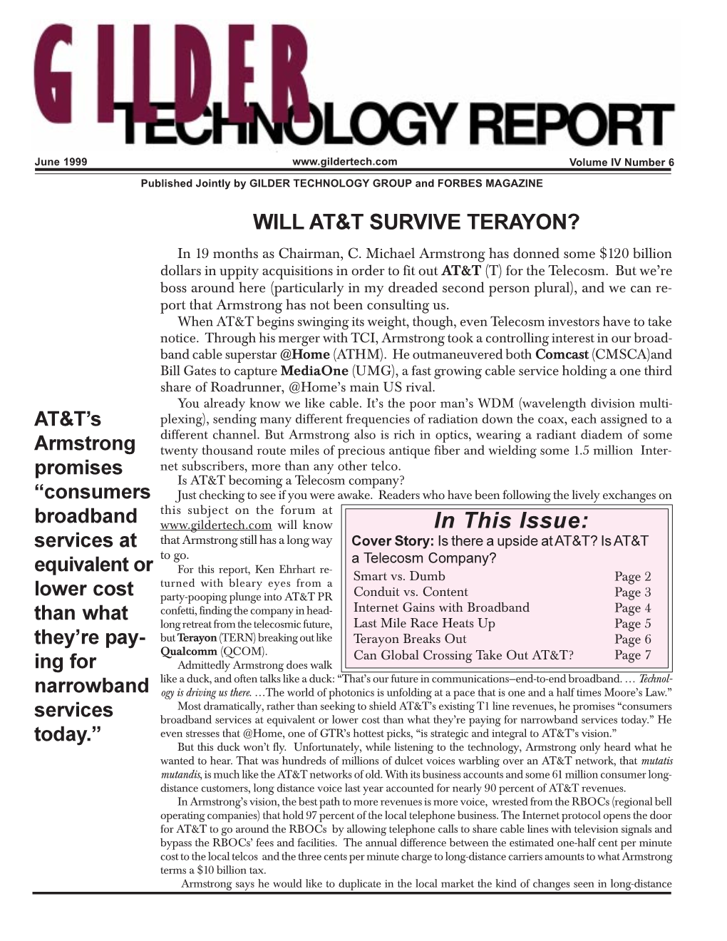 Will AT&T Survive Terayon?