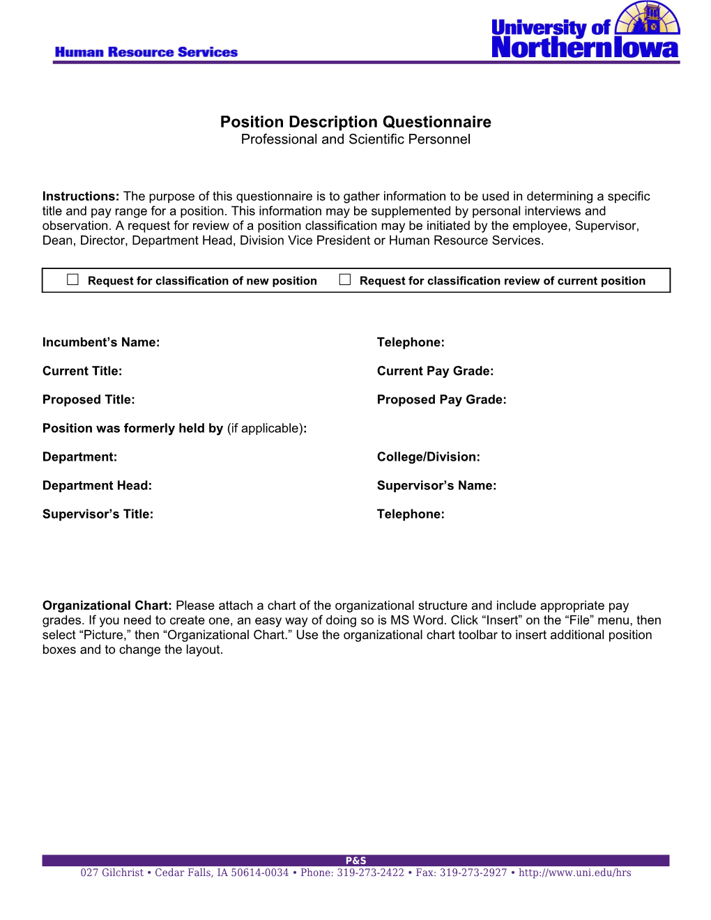 Position Description Questionnaire s1