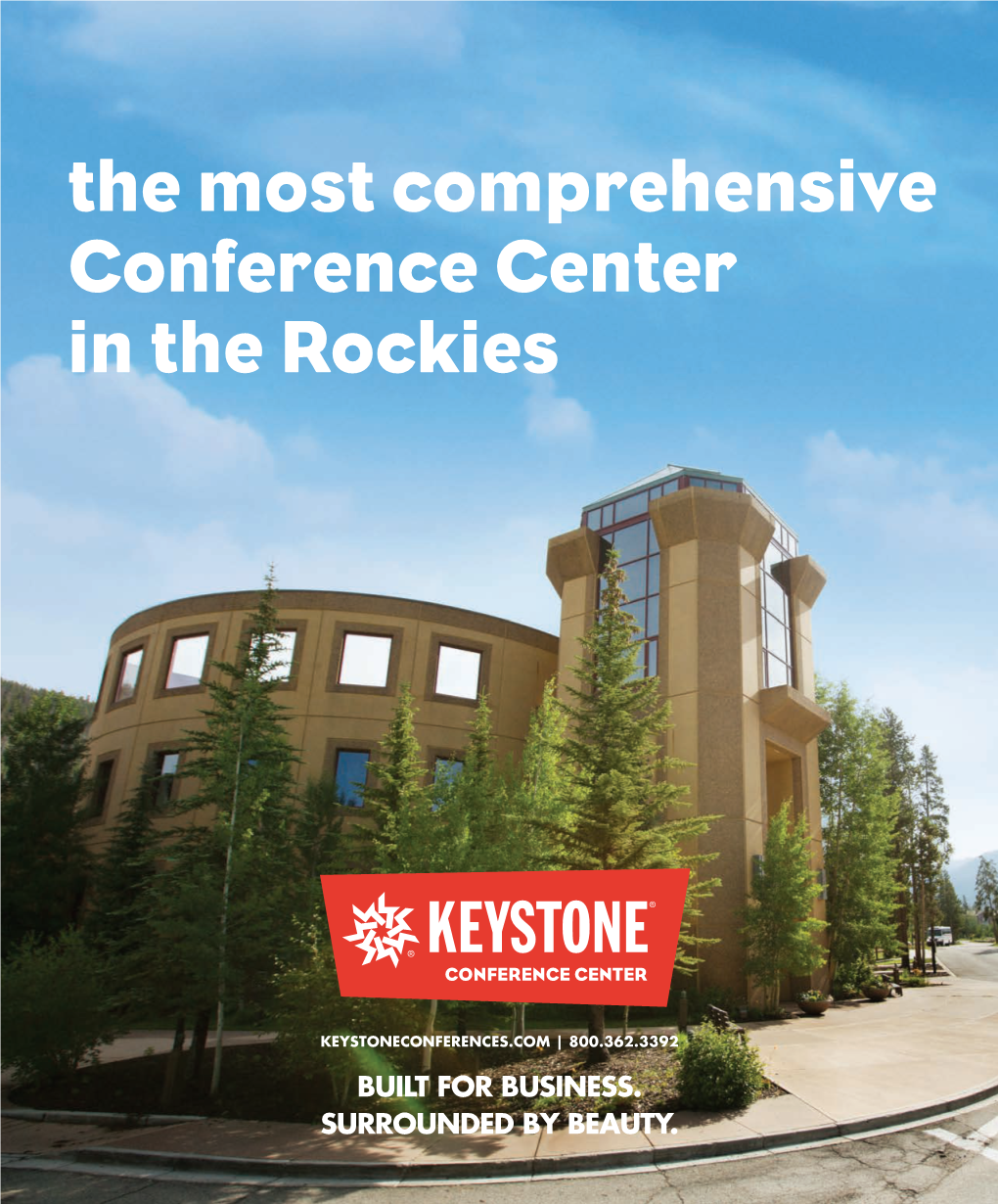 The Most Comprehensive Conference Center in the Rockies