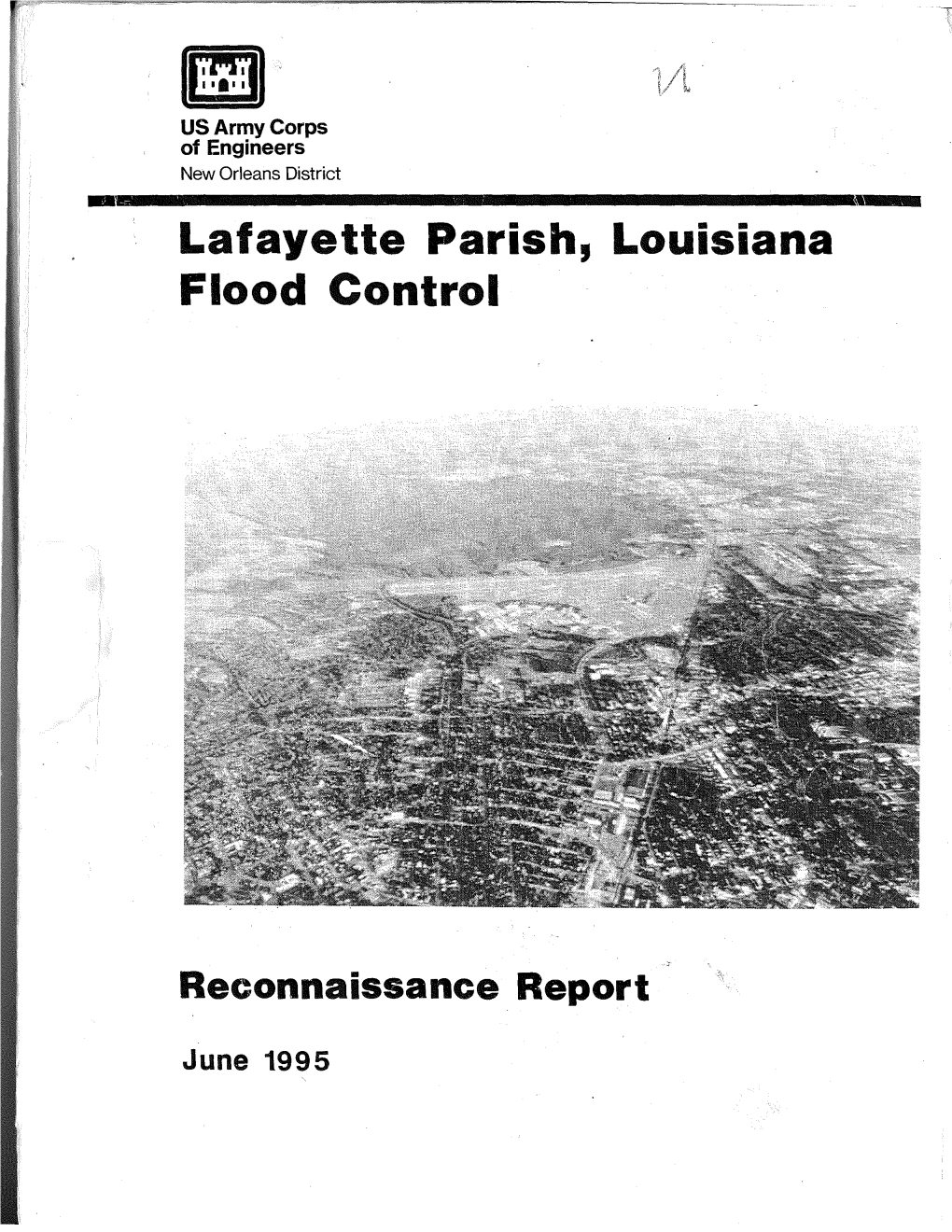 Lafayette Parish, Louisiana, Flood Control: Reconnaissance Report