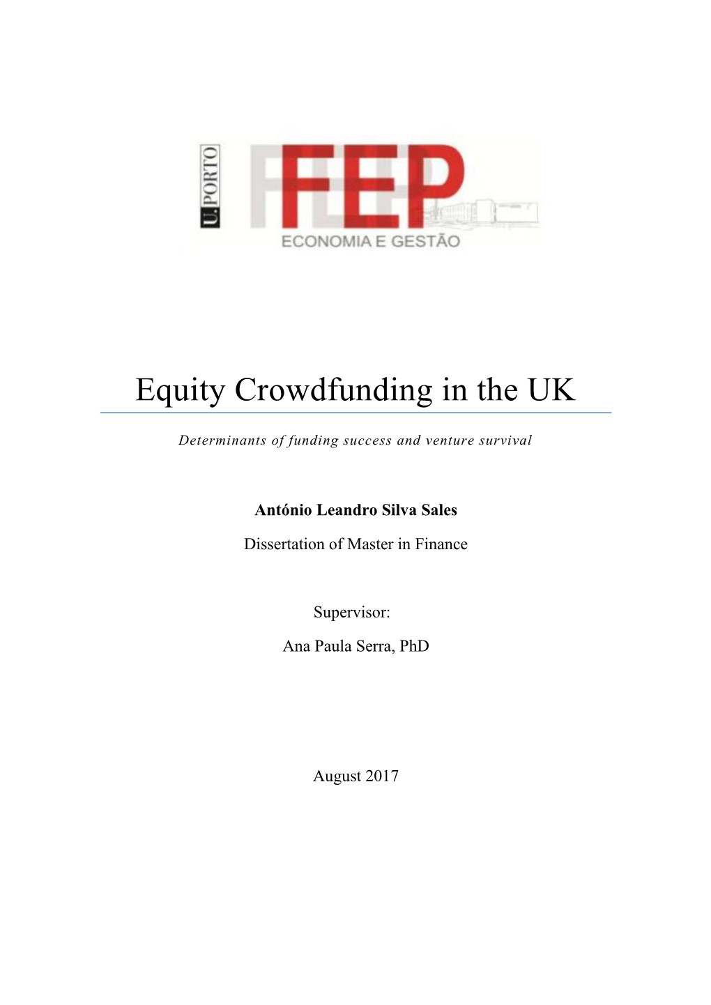 Equity Crowdfunding in the UK