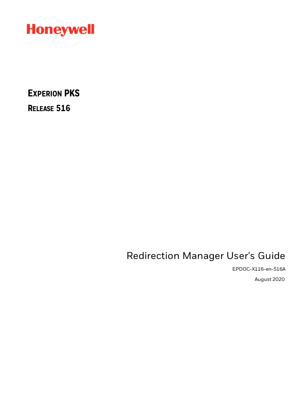Redirection Manager User's Guide