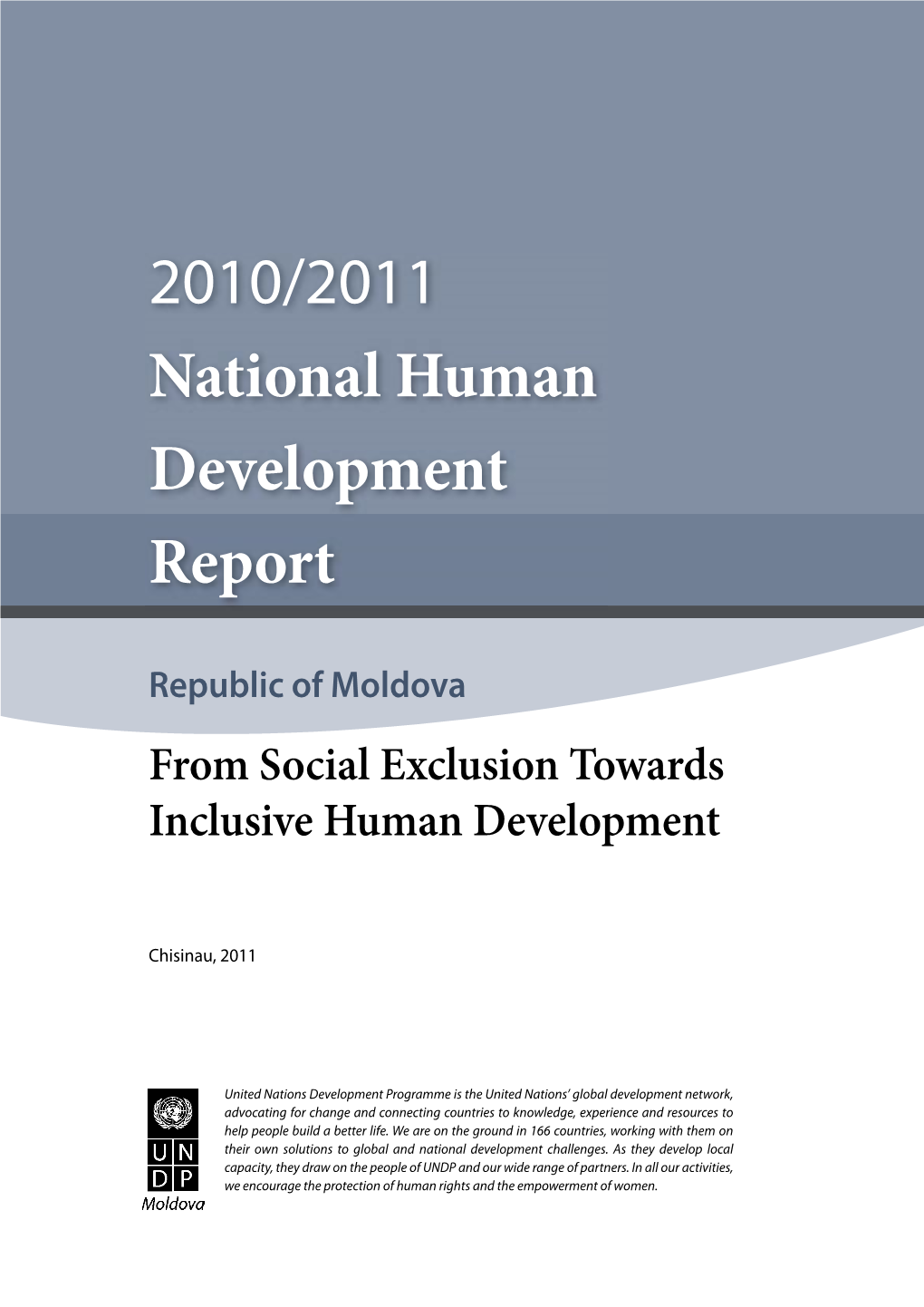 2010/2011 National Human Development Report