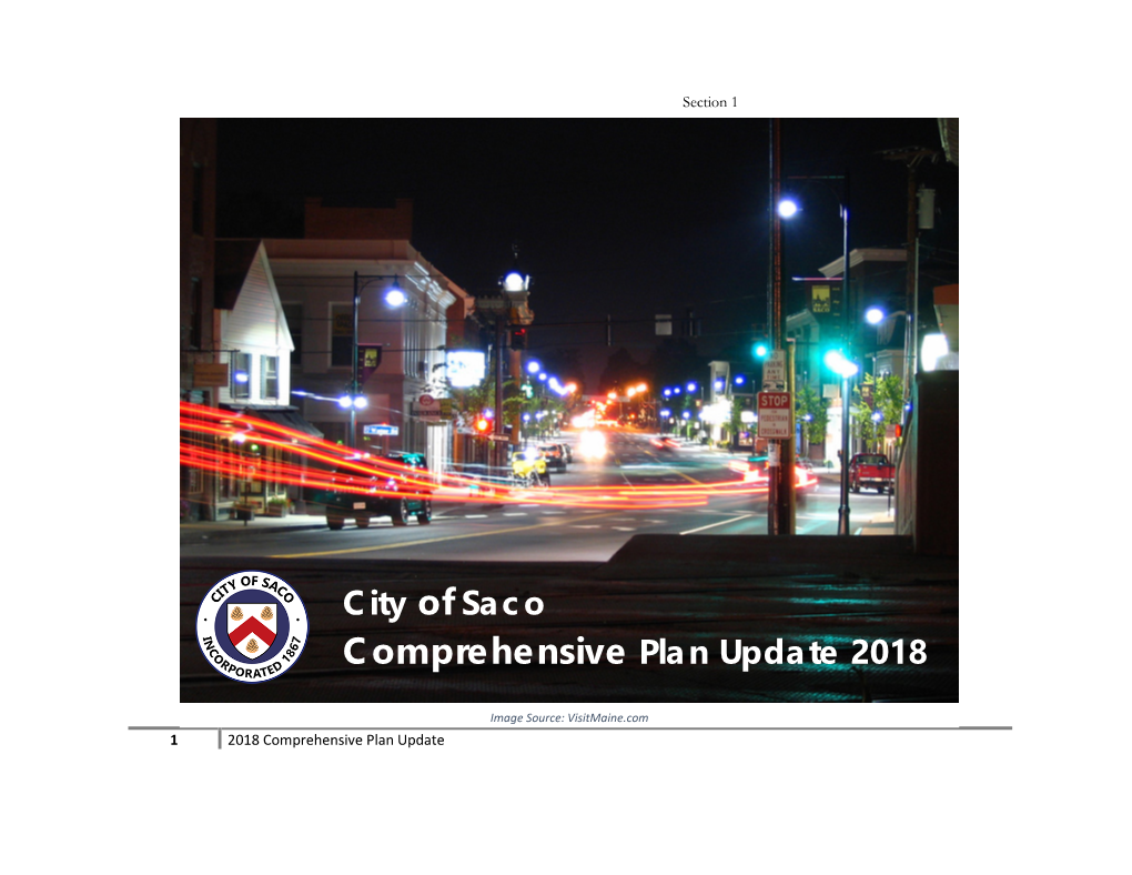 City of Saco Comprehensive Plan Update 2018