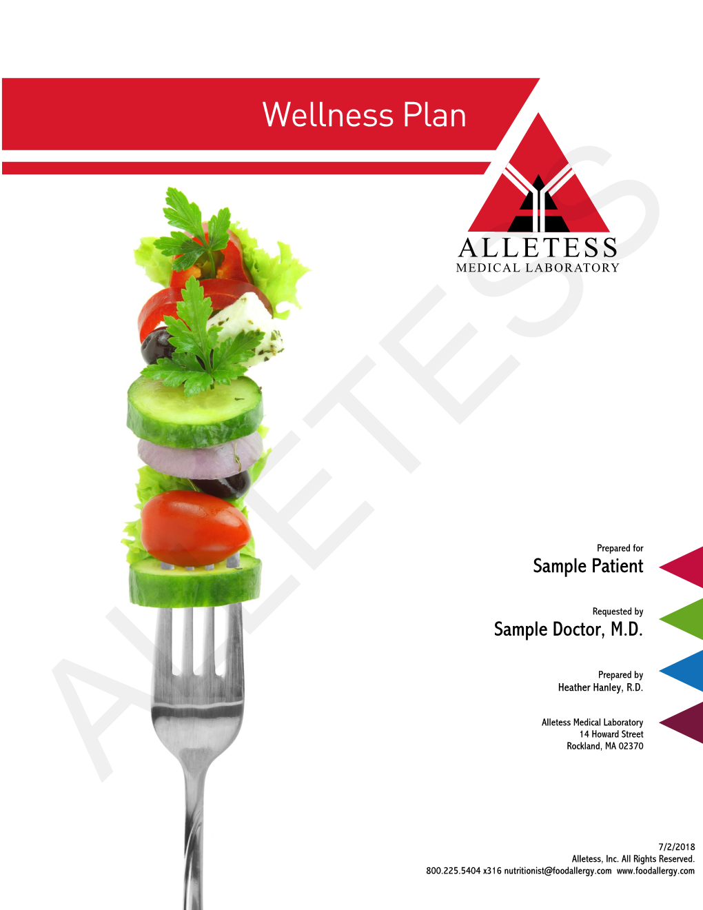 Sample Wellness Plan