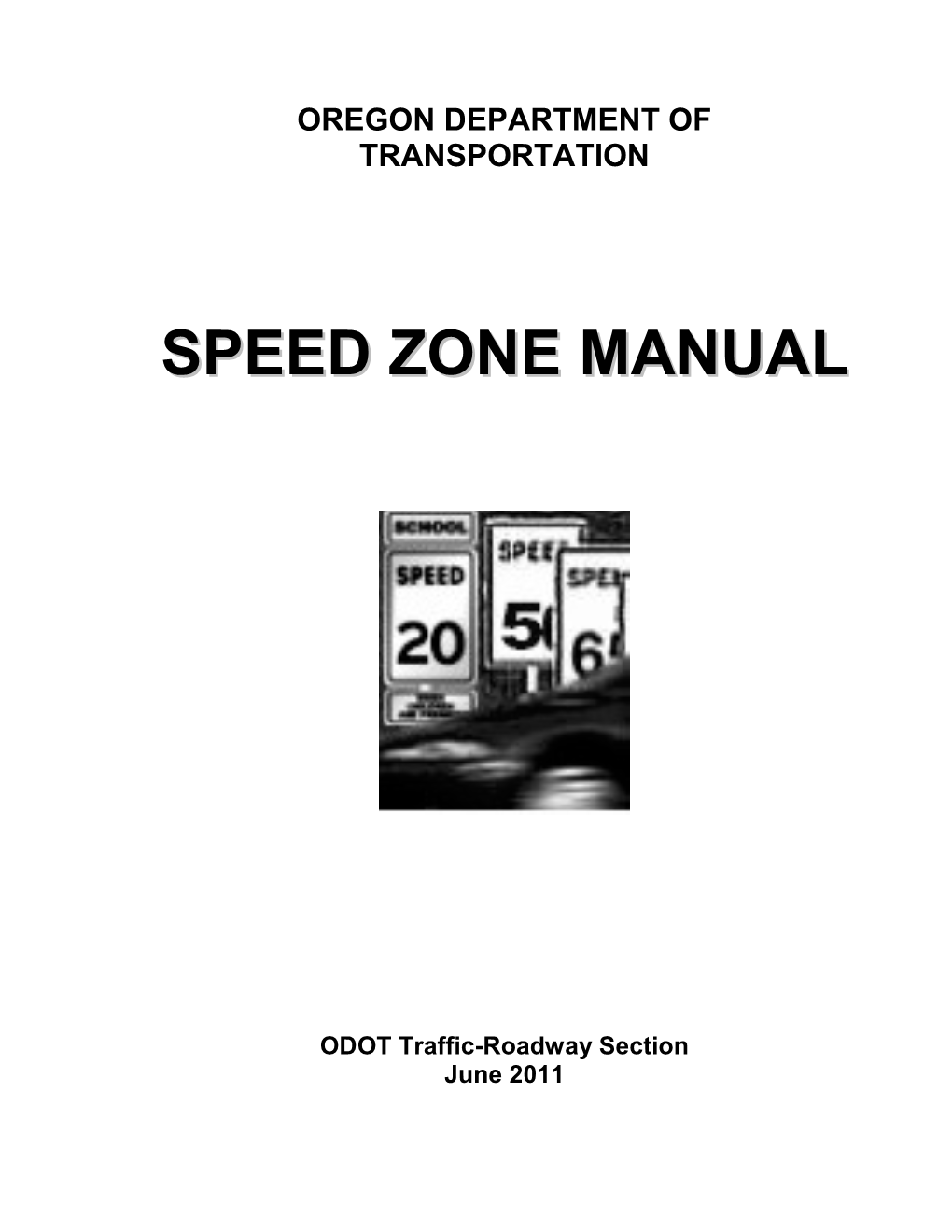 ODOT Speed Limit Rules