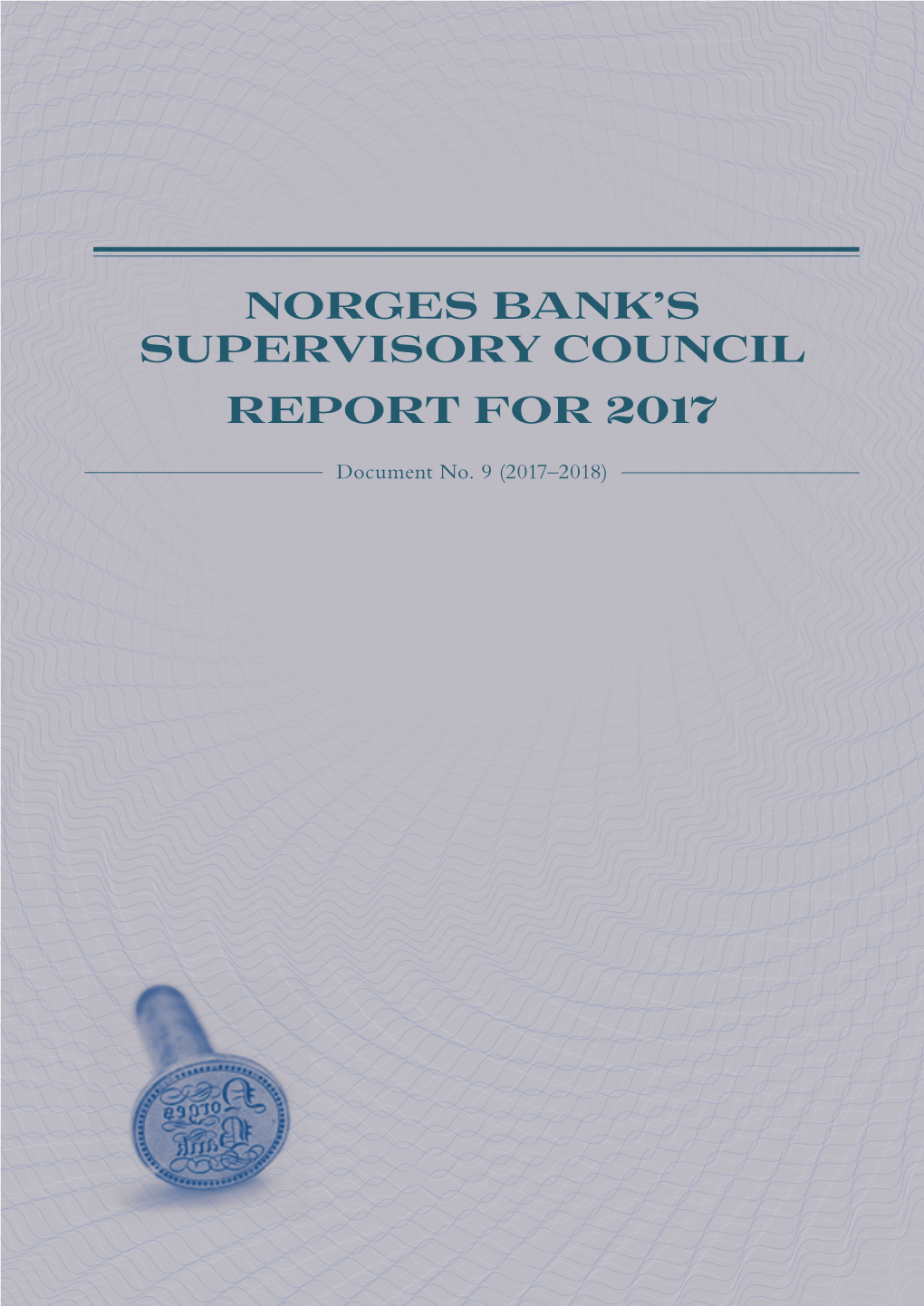 Norges Bank's Supervisory Council Report for 2017