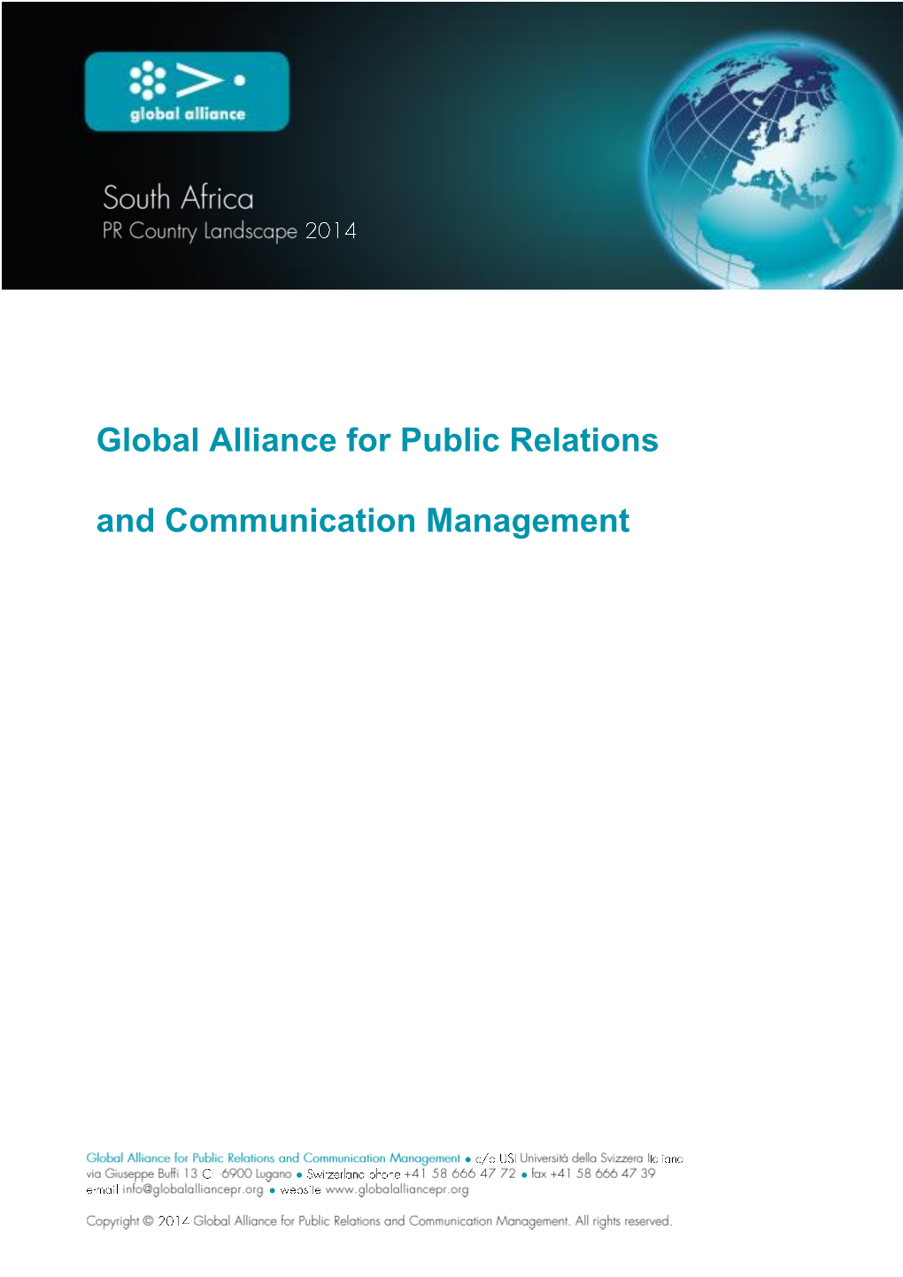 Global Alliance for Public Relations and Communication Management