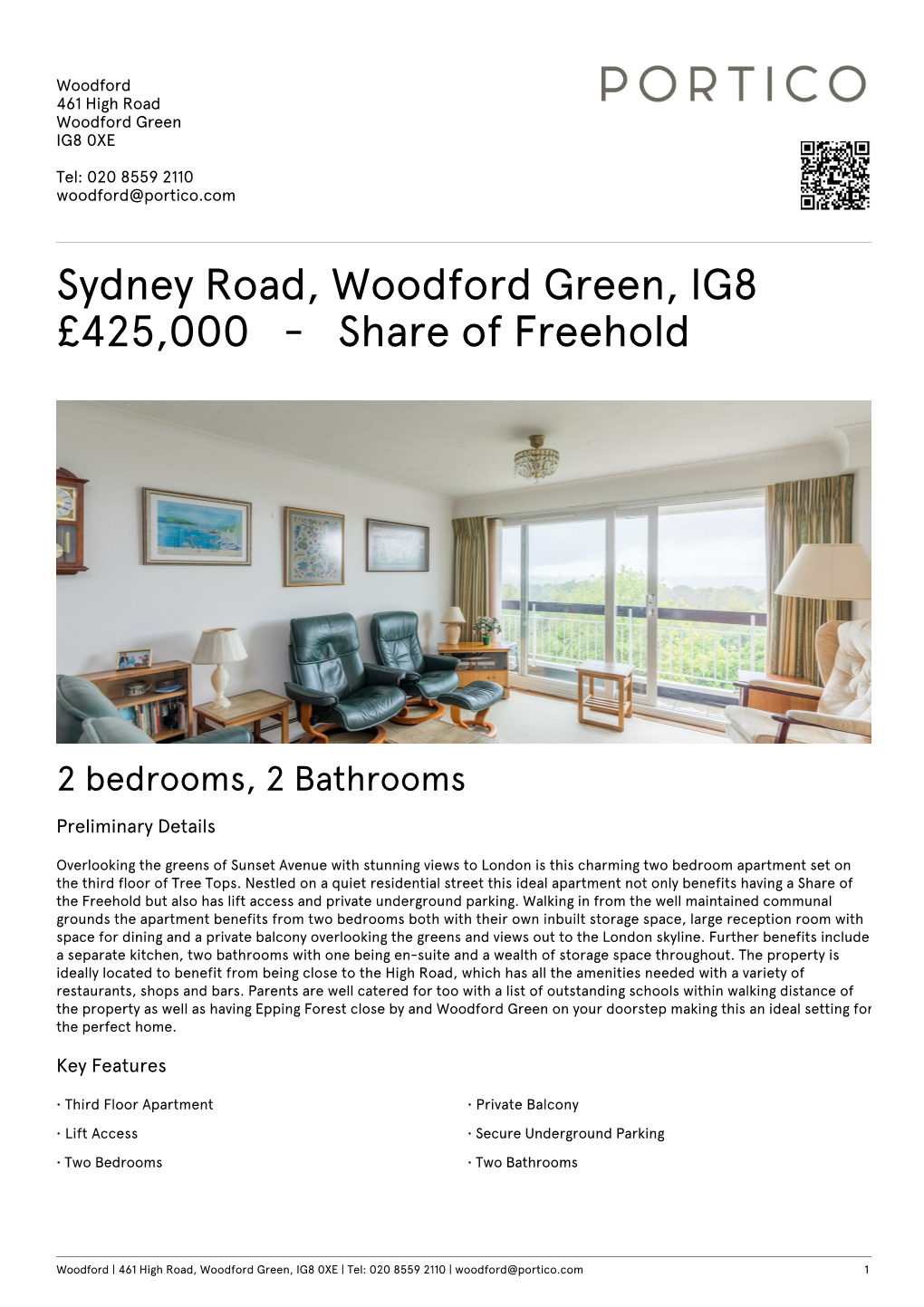 Sydney Road, Woodford Green, IG8 £425,000