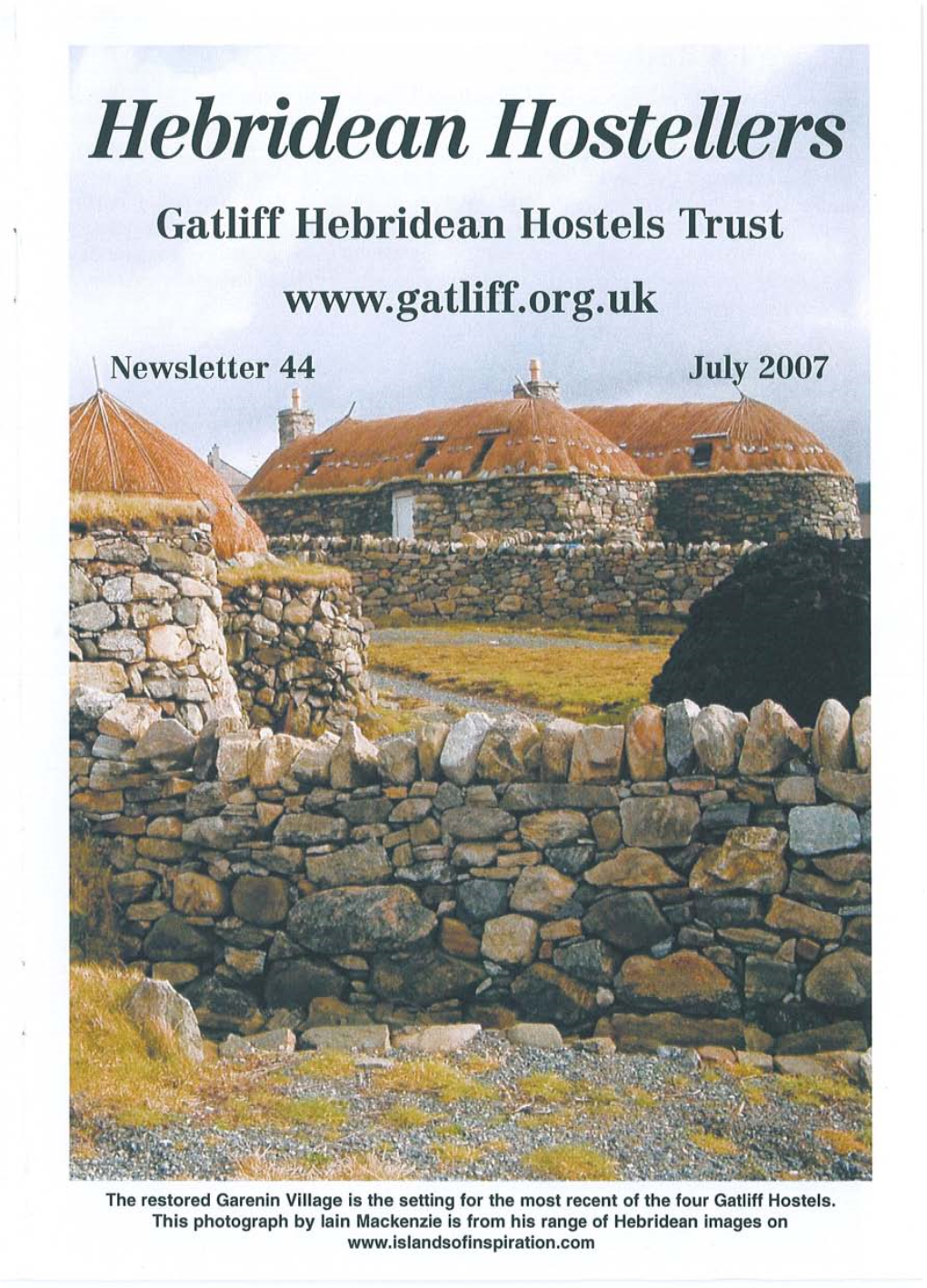 Hebridean Hostellers Gatliff Hebridean Hostels Trust