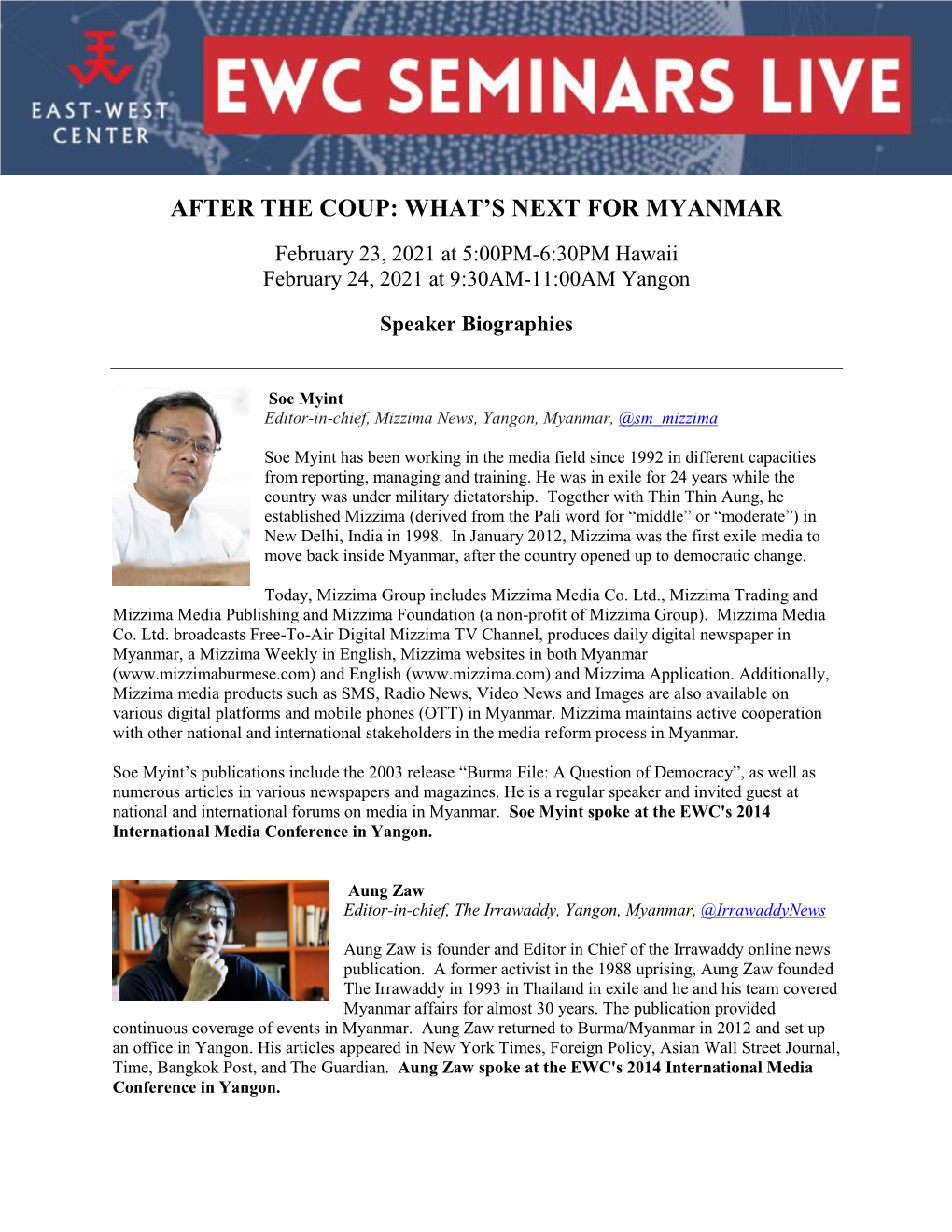 What's Next for Myanmar