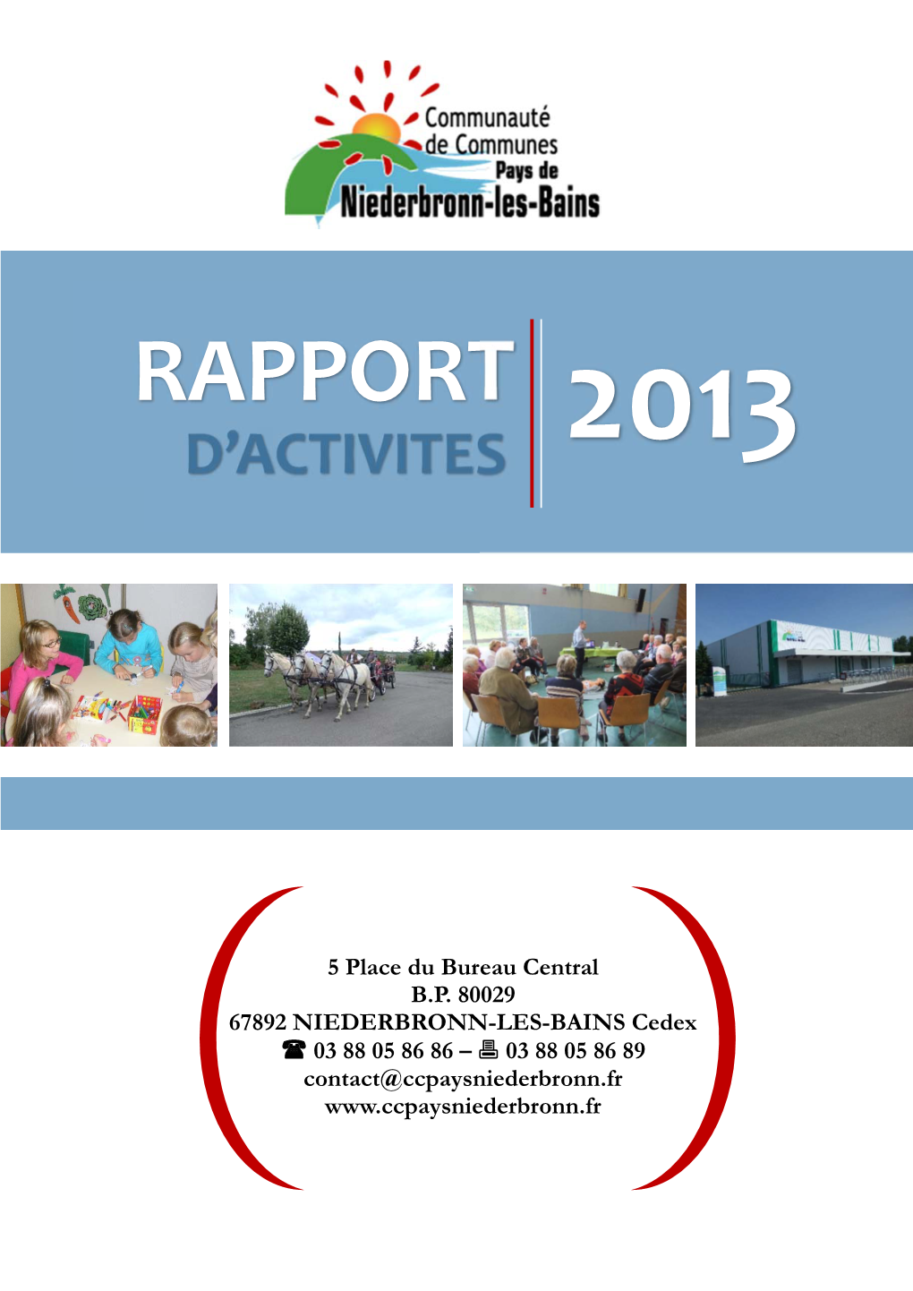 Rapport D’Activites 2013