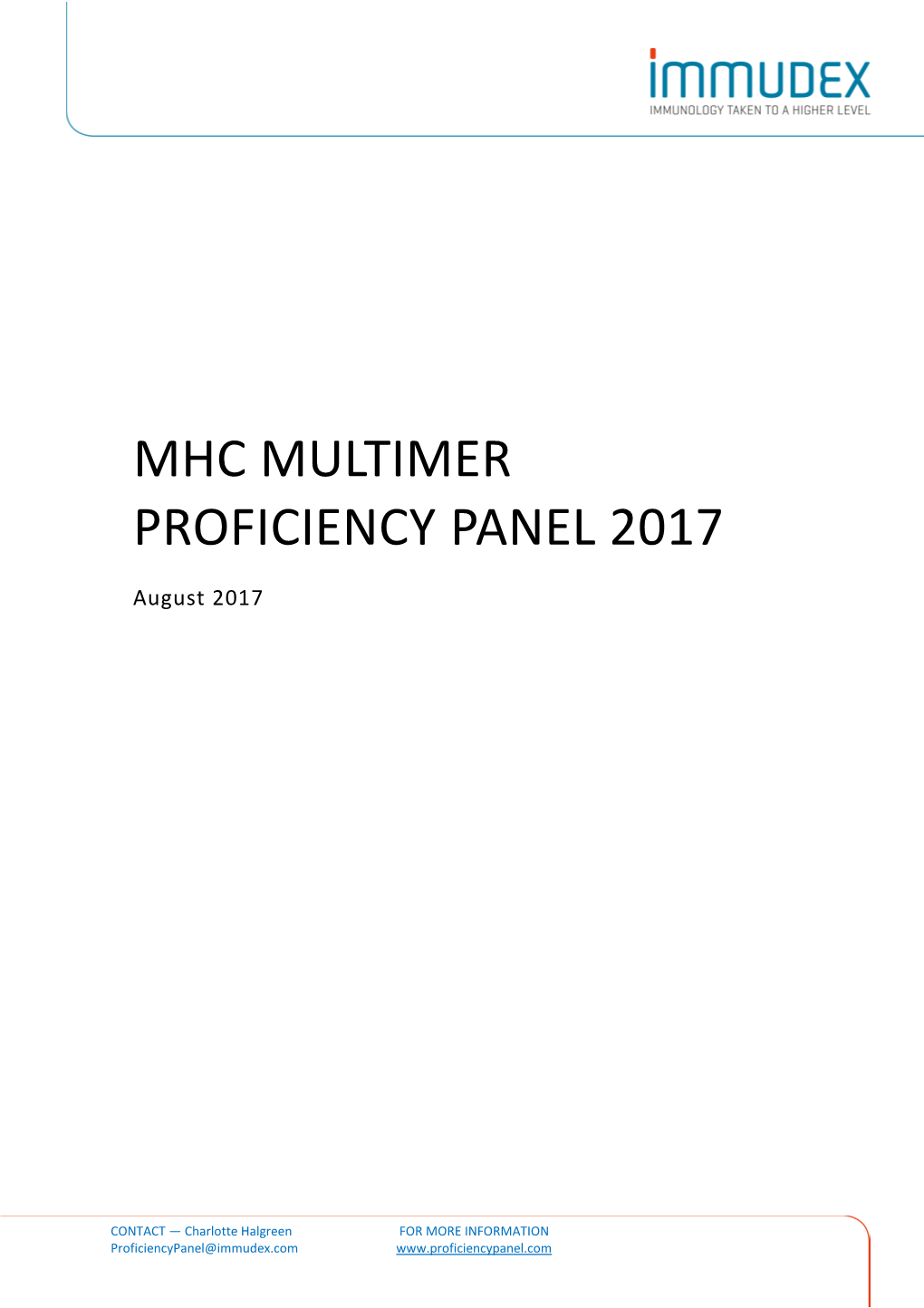 Mhc Multimer Proficiency Panel 2017