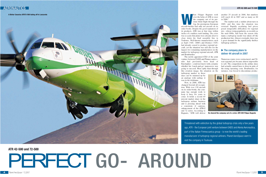 ATR 72-500 Pilot Report