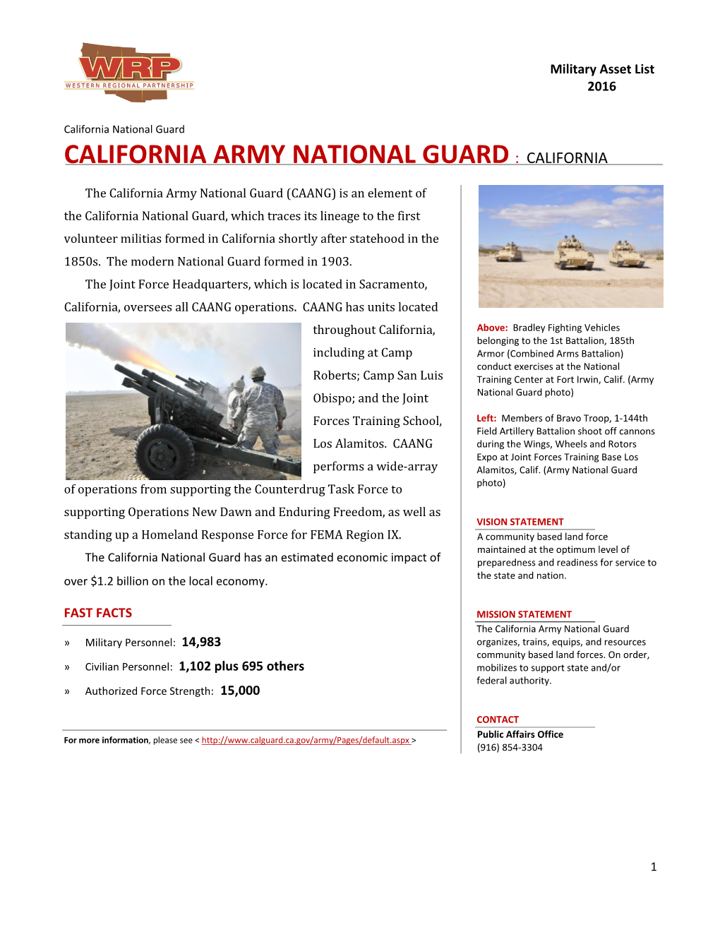 California Army National Guard : California