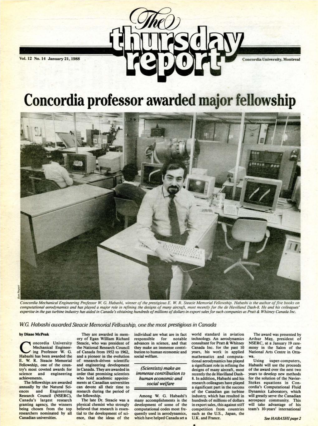 January 21, 1988 TIIE TIIURSDAY REPORT Page 3