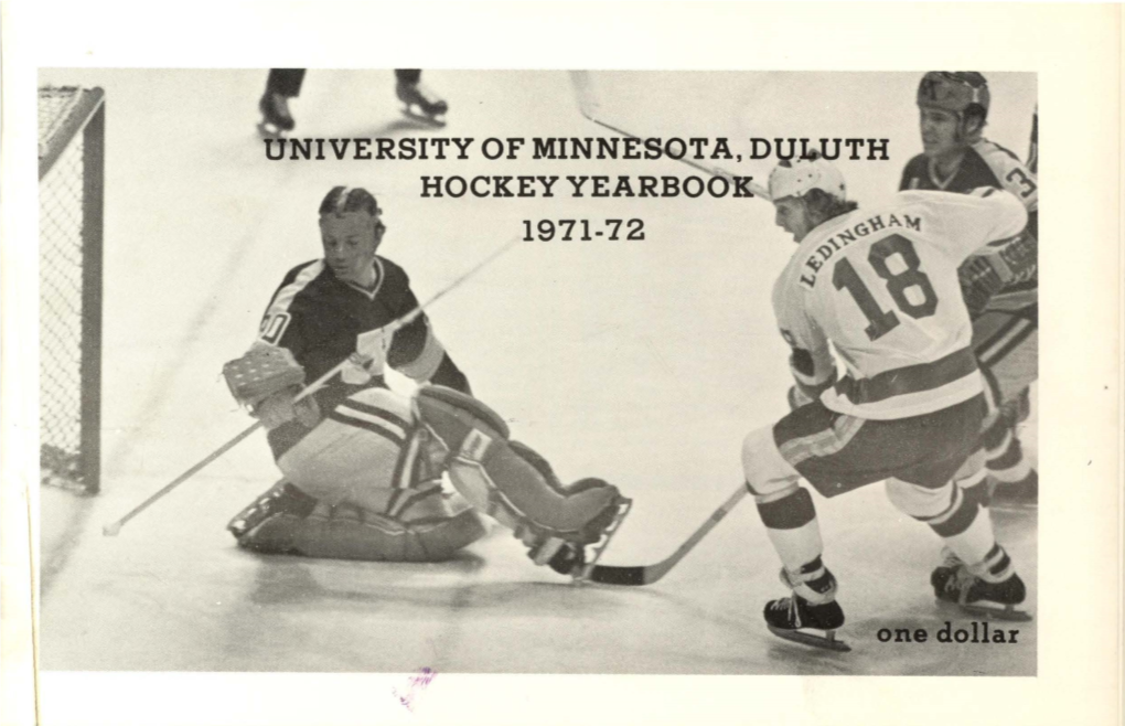 University of Minnesota, Duluth Hockey Yearbook (1971-1972)