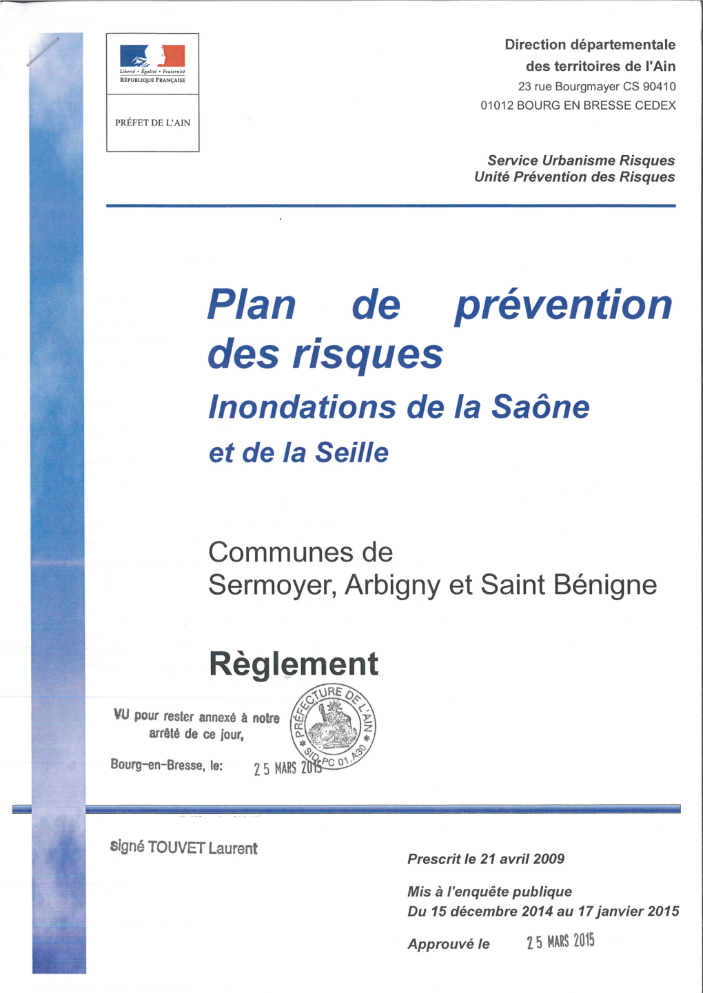 Reglement Arbigny Sermoyer St Benigne